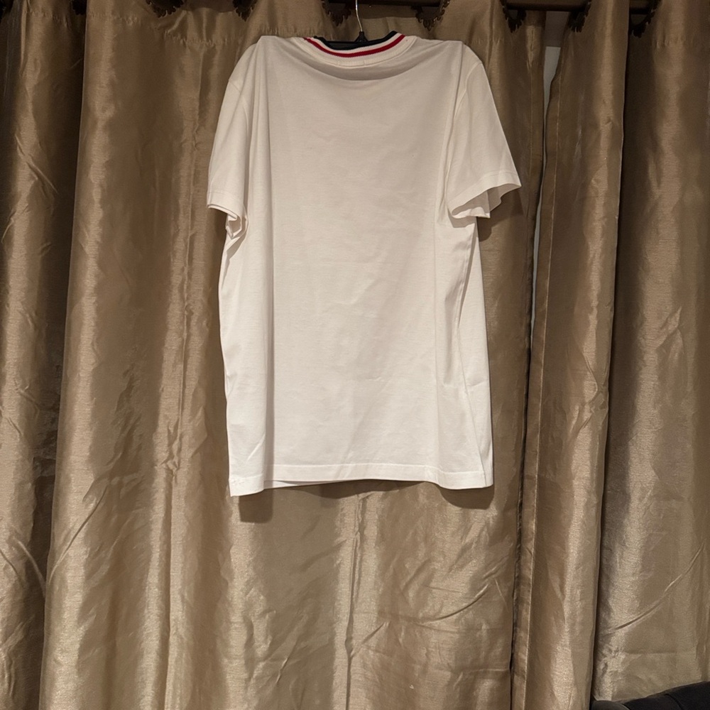 Moncler White Short Sleeve Tee